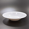 Assiette creuse blanche en lexan