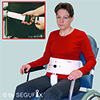 ATTACHE-TAILLE FAUTEUIL  A MAINTIEN PELVIEN SEGUFIX